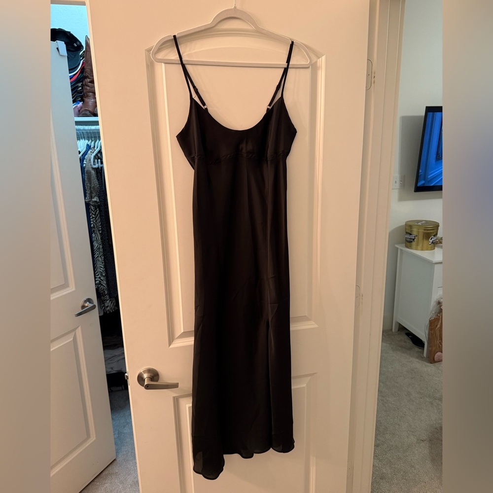 Free People Black Slip Dress